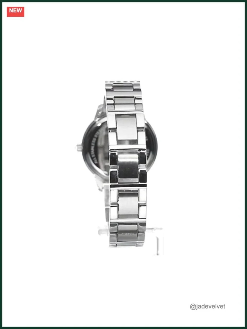 Fossil Stainless Steel Quartz Crystal Women's Wrist Watch 34mm